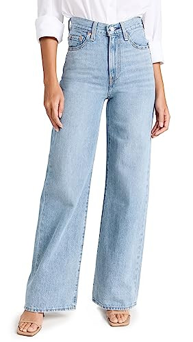 Levi's Women's Ribcage Wide Leg Jeans, Far and Wide, 25 | Amazon (US)