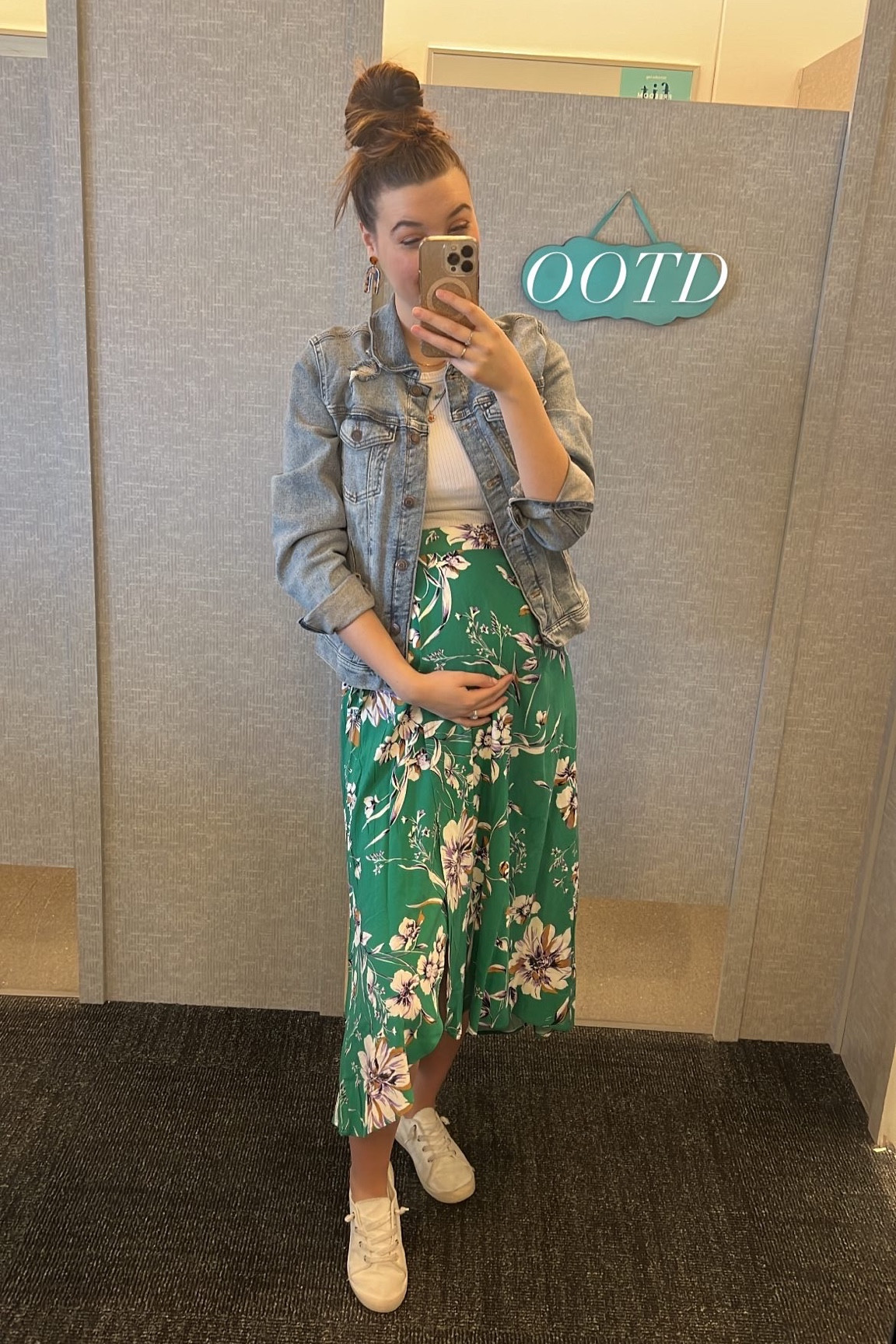 Such a great everyday spring skirt! Maurices is coming in with the pop of color this season. It also fits great over the bump for all my expecting mamas

#LTKstyletip #LTKbump #LTKSeasonal
