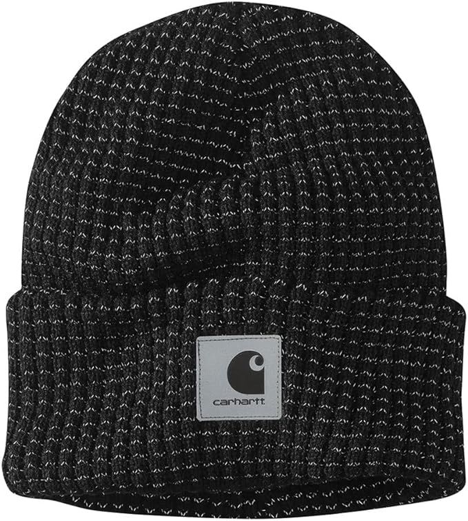 Carhartt Men's Knit Beanie with Reflective Patch | Amazon (US)