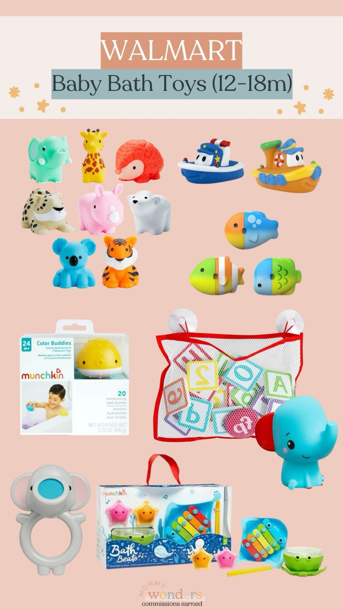 Baby bath toys (12-18m) at Walmart! Tons of bath time fun! 

#LTKBaby #LTKKids