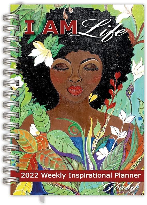 Shades of Color 2022 African American Weekly Planner, I Am Life, 5.375 x 8.375 inches (IP30) | Amazon (US)