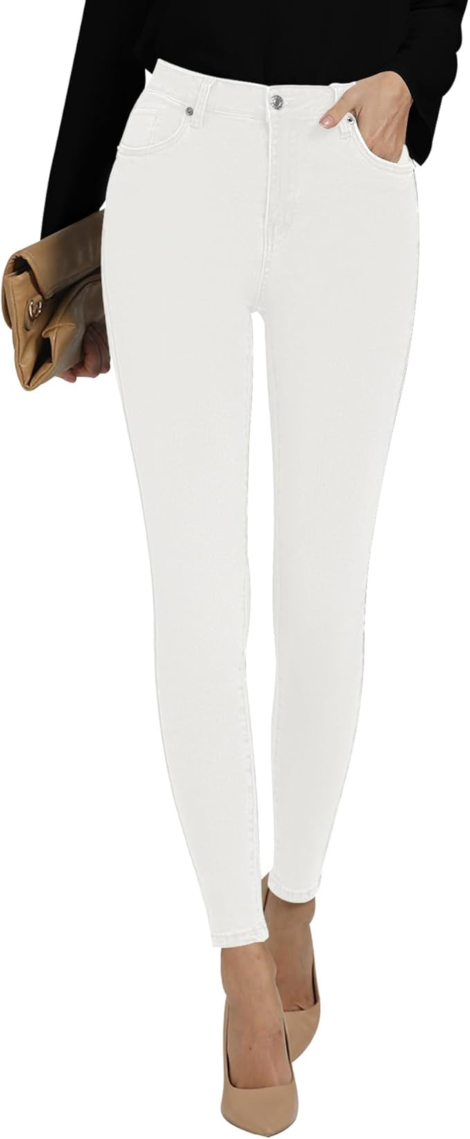 GRAPENT Skinny Jeans for Women High Waist Stretchy Classic High Rise Slimming Jeggings Denim Trou... | Amazon (US)