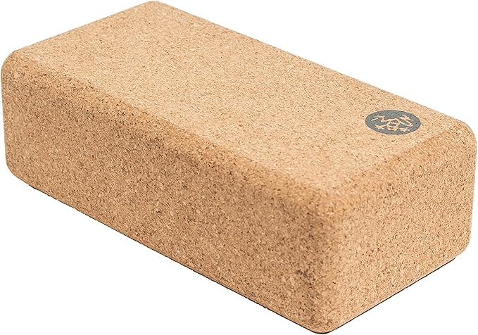 Manduka Yoga Block - Fine-Grain Cork Block, Yoga Equipment, Home Gym Accessory, Pilates Tool, Lig... | Amazon (US)