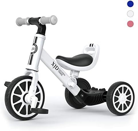XJD 3 in 1 Kids Tricycle for 2 to 4 Years Old Boys Girls Toddler Trike for Kids Baby Balance Bike... | Amazon (CA)