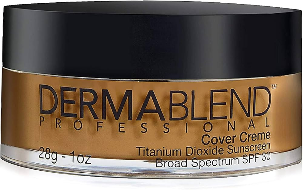 Dermablend Cover Crème Full Coverage Foundation Makeup, Hydrating Cream Concealer for Dark Circl... | Amazon (US)