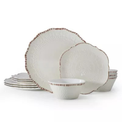 Pfaltzgraff Chateau 12-pc Melamine Dinnerware Set, Service for 4, White | Belk