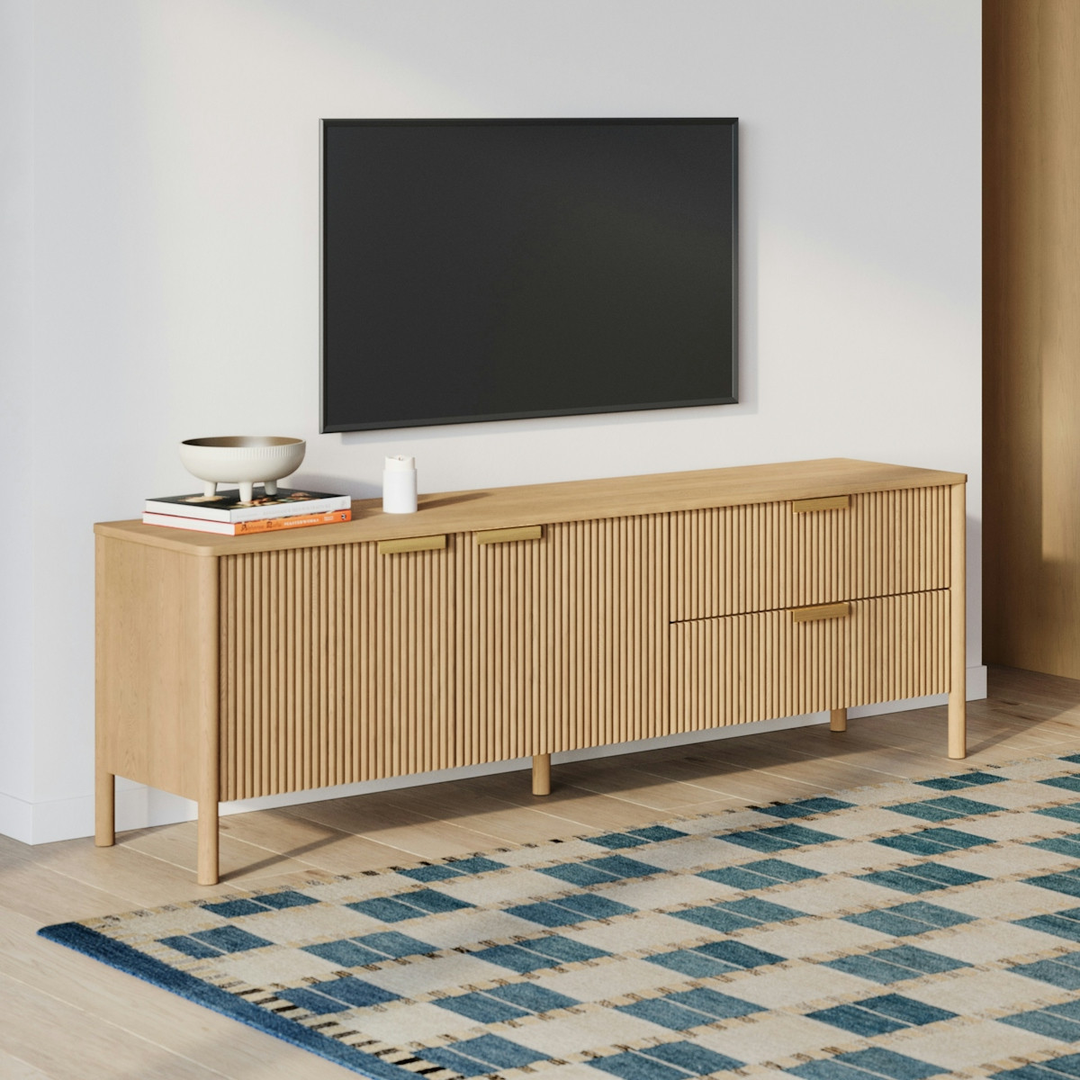 Liv 74.5" Media Unit - White Oak | Article