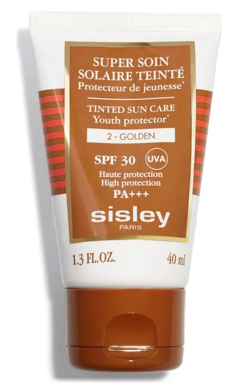 Sisley Paris Tinted Sunscreen Cream SPF 30 in Golden at Nordstrom | Nordstrom