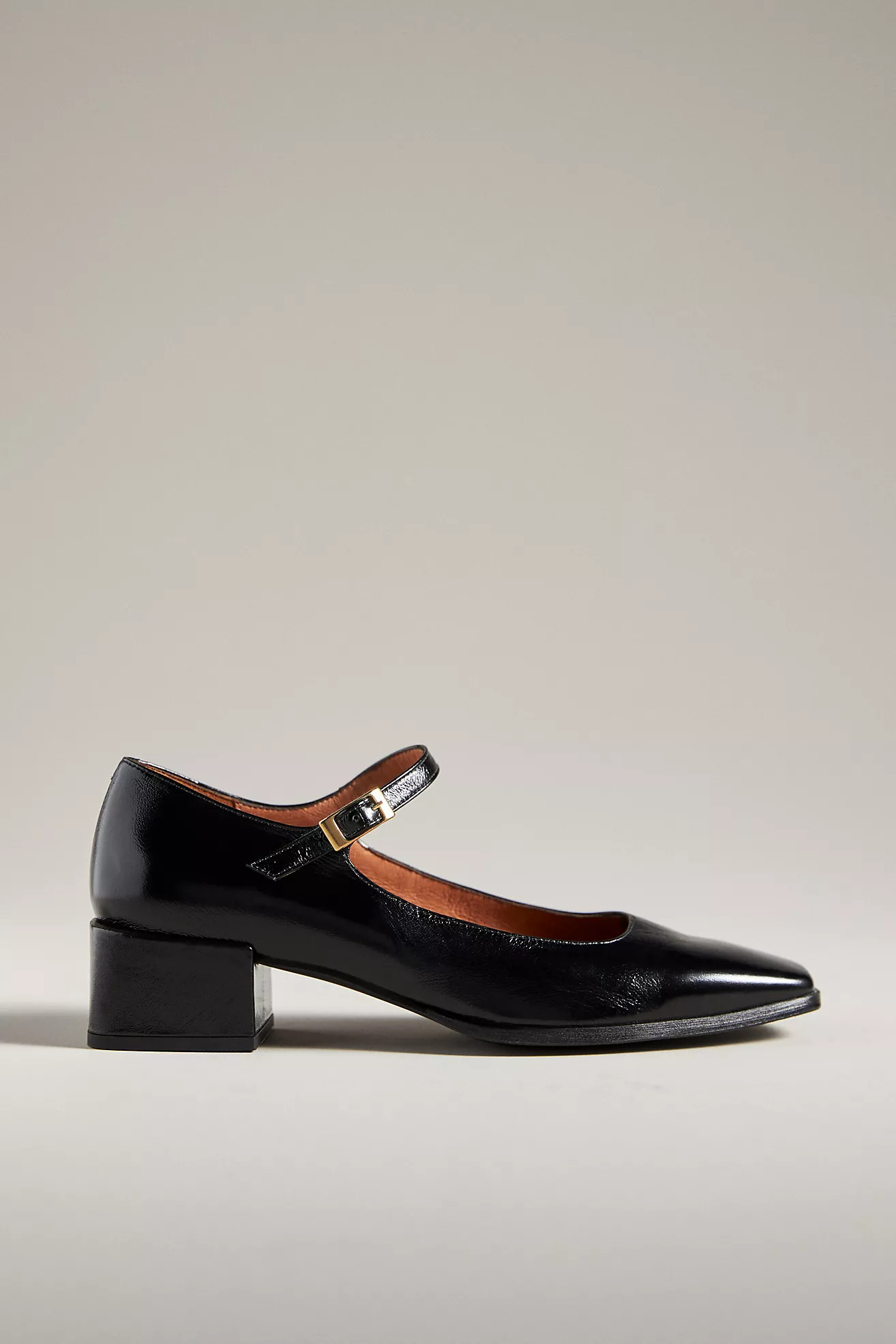 The Ainsley Leather Mary Jane Block Heels by Maeve | Anthropologie (UK)