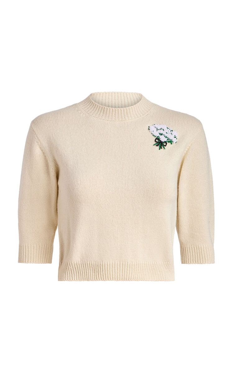Posy Floral Cashmere Sweater By Markarian | Moda Operandi | Moda Operandi (Global)