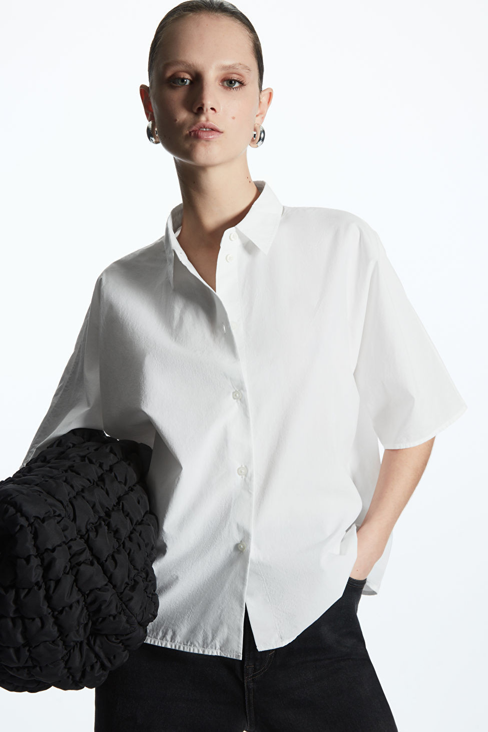 BOXY SHORT-SLEEVE SHIRT | COS UK