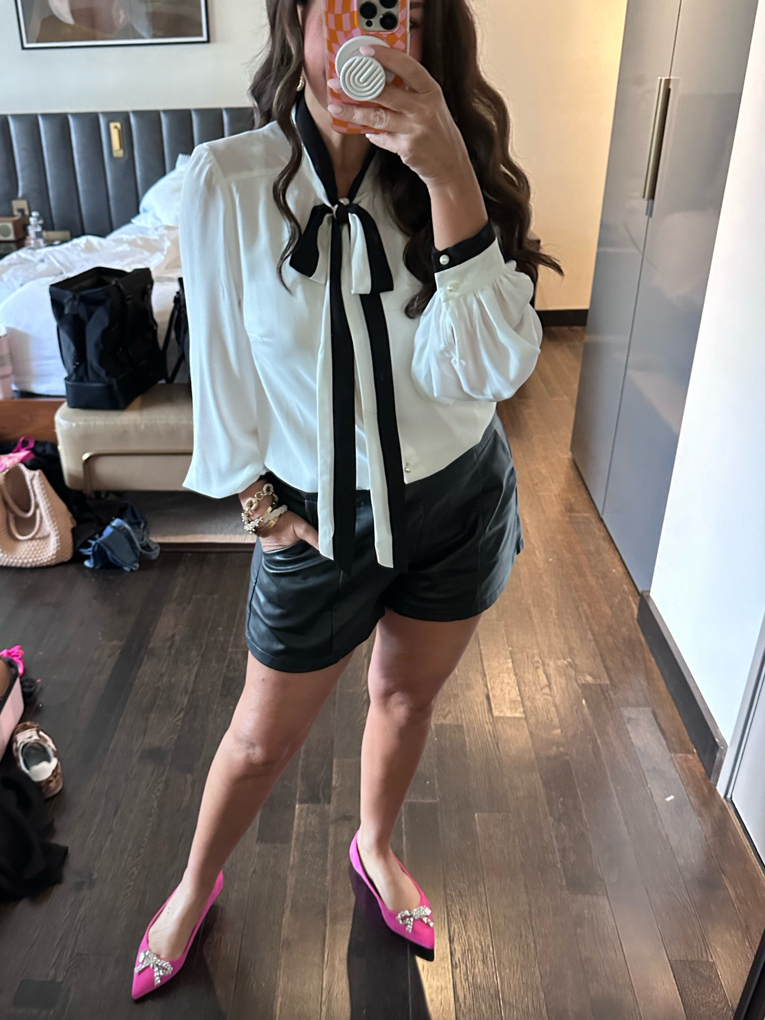 Give me all the bows!! Wearing a medium in all! 
.


#LTKStyleTip #LTKWorkwear #LTKOver40