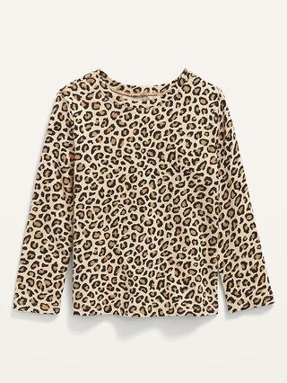Long-Sleeve Printed Jersey Tee for Toddler Girls | Old Navy (US)