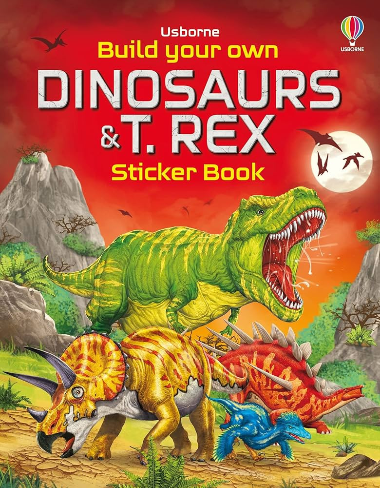 Build Your Own Dinosaurs and T. Rex Sticker Book | Amazon (CA)