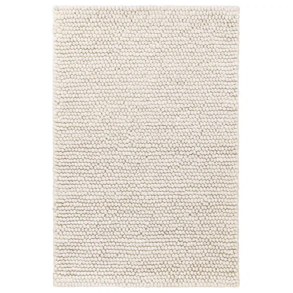 Niels Ivory Handwoven Wool/Viscose Rug | Wayfair North America