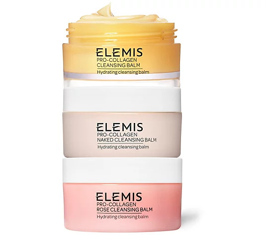 ELEMIS The Pro-Collagen Cleansing Trio - QVC.com | QVC