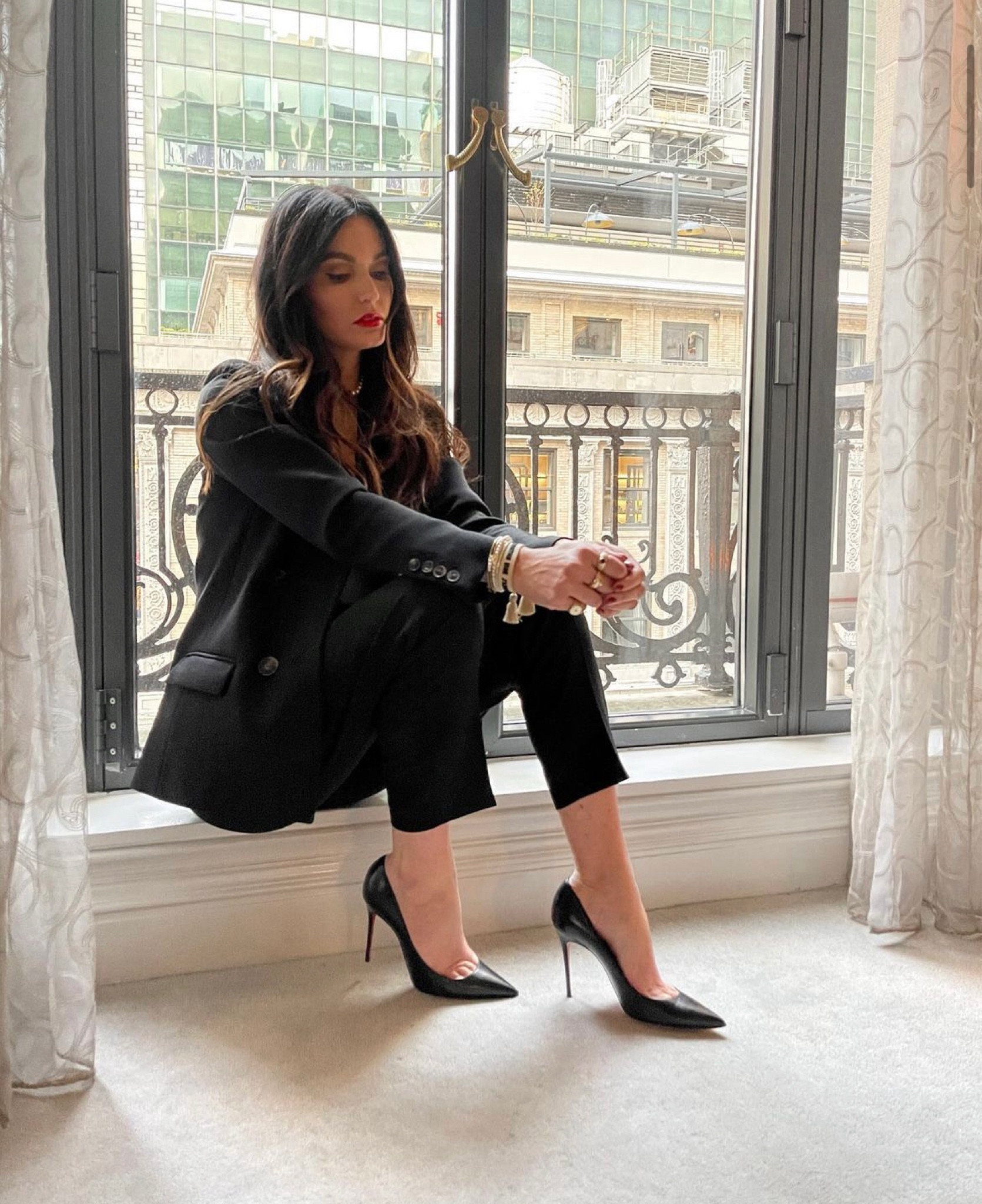 Checked into the St. Regis for the rest of the week and immediately threw on a blazer + red lip for happy hour in the @dior suite

#LTKbeauty #LTKHoliday #LTKSeasonal