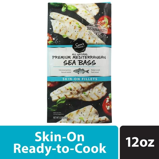 Sam's Choice Premium Mediterranean Sea Bass Fillets, 12 oz - Walmart.com | Walmart (US)