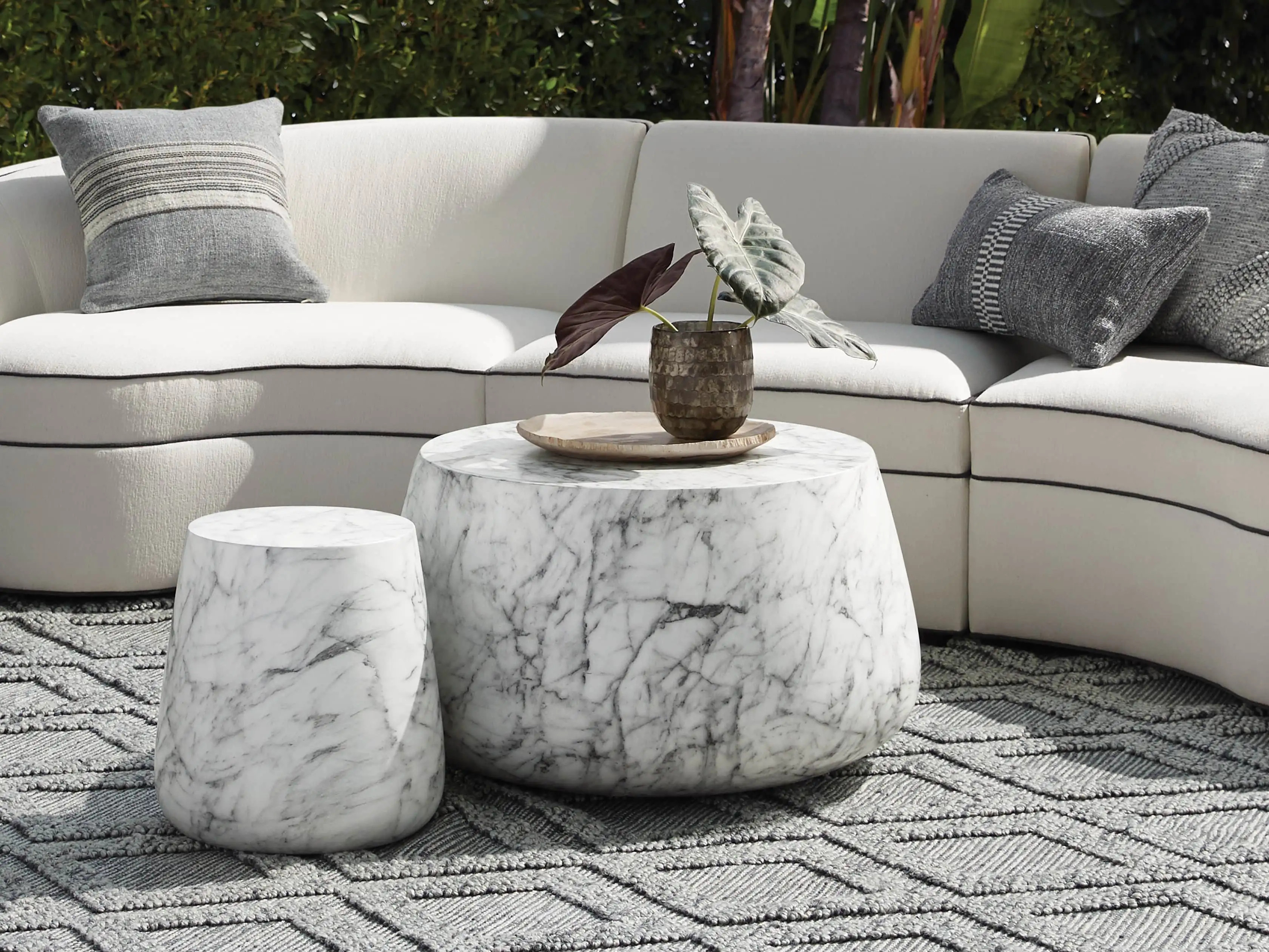 Eden Outdoor End Table | Arhaus | Arhaus