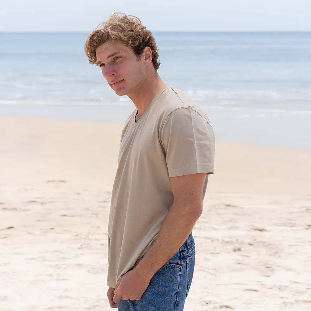 Mens Short Sleeve V-neck | The Classic T Shirt Company