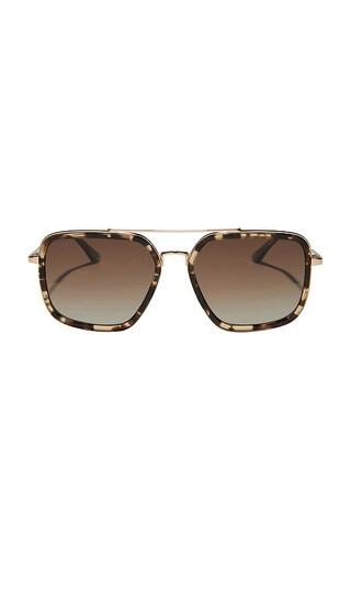 Jordan Sunglasses in Espresso Tortoise & Brown Gradient | Revolve Clothing (Global)