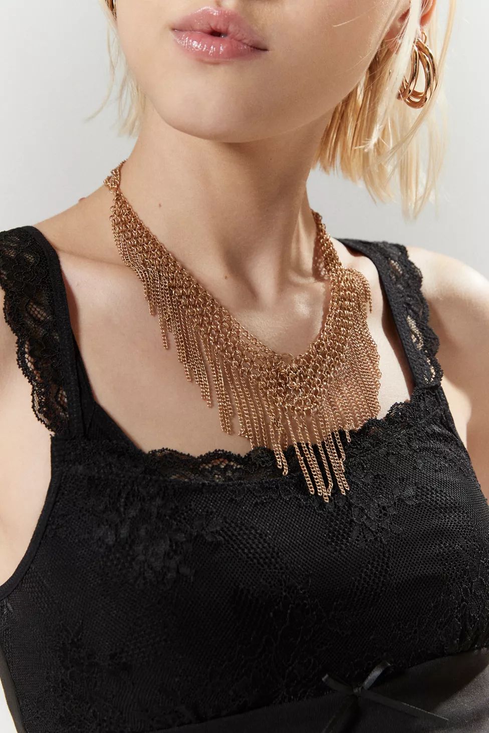 Mesh Bib Necklace | Urban Outfitters (US and RoW)