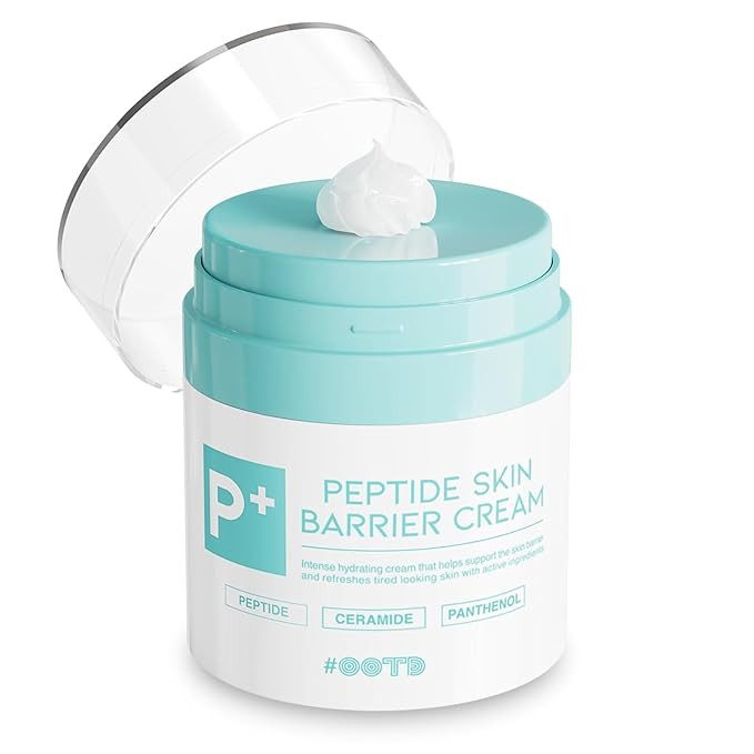 #OOTD Peptide Moisturizer Cream For Face, Dry Sensitive Skin Protection Barrier Cream For Aging S... | Amazon (US)