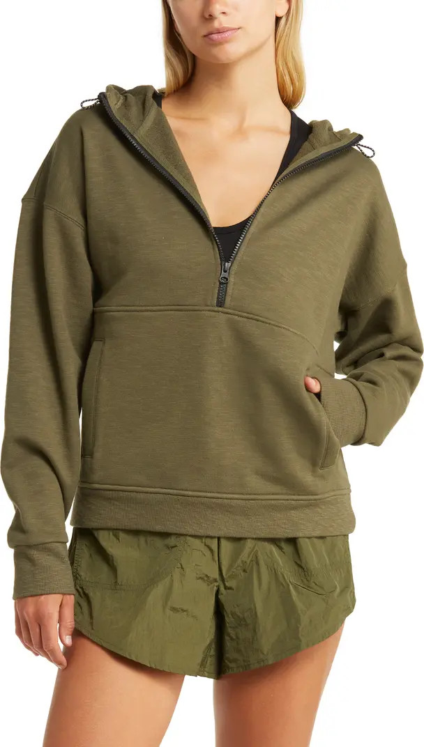 Explore Half Zip Terry Hoodie | Nordstrom