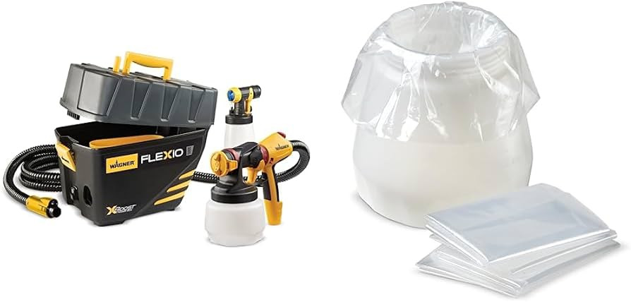 Wagner Spraytech FLEXiO 5000 Paint Sprayer Bundle with Cup Liners | Amazon (US)