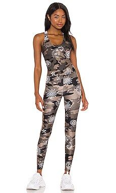 KORAL Forward Energy Jumpsuit in Camo Green from Revolve.com | Revolve Clothing (Global)
