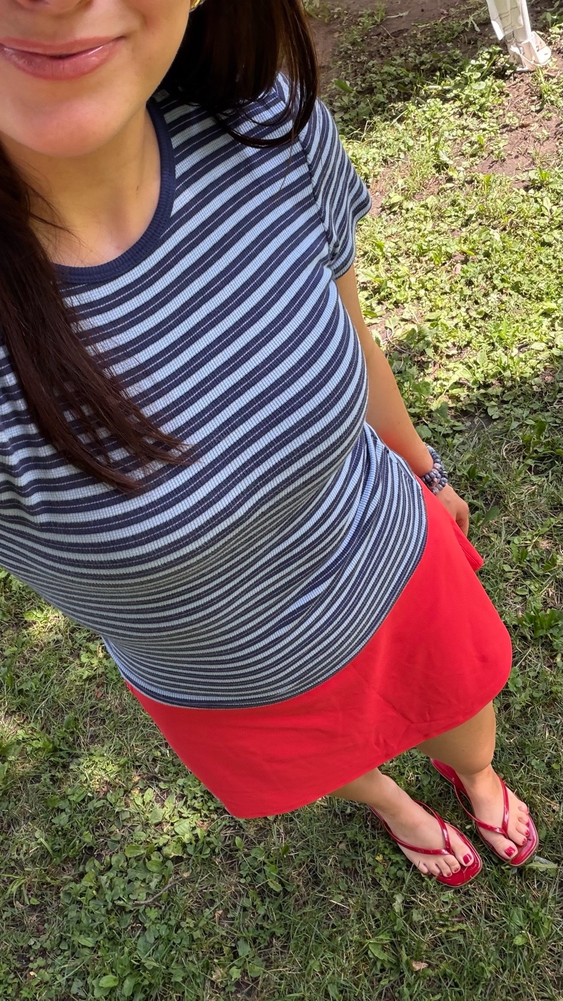 Easy patriotic outfit for the 4th! All on sale! S in both tee and tennis skort, sandals tts

#LTKSaleAlert #LTKPetite #LTKSeasonal