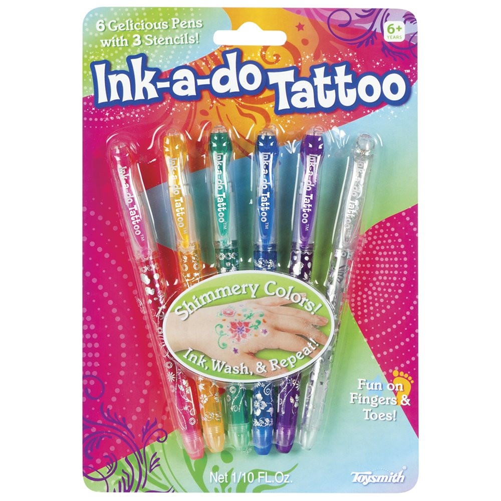 Toysmith Ink-a-Do Tattoo Pens, For Boys & Girls Ages 6+ | Amazon (US)