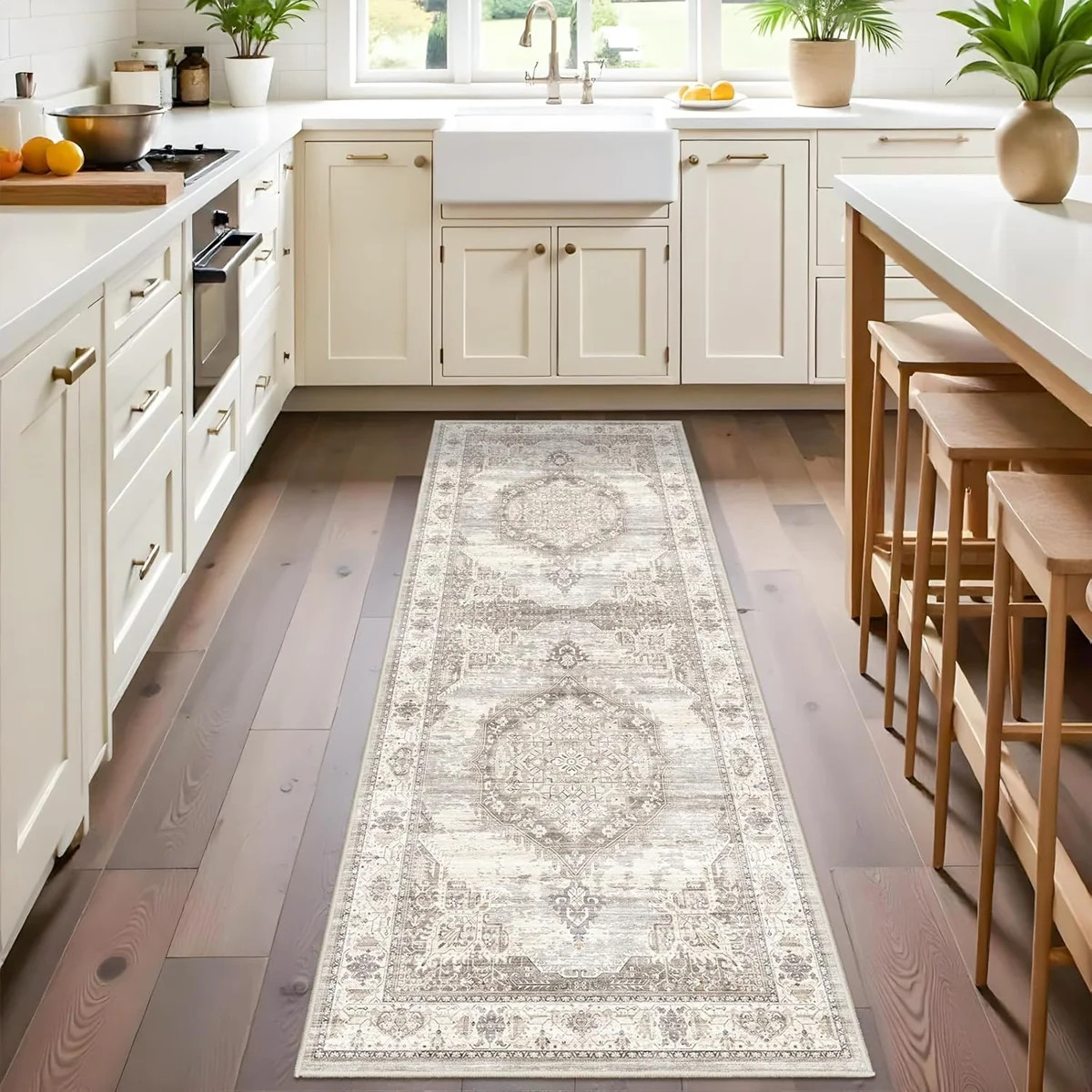 Wide Hallway Runner Rug: Vintage Washable Soft Rugs for Living Room Bedroom Water Resistant Carpe... | Wayfair North America