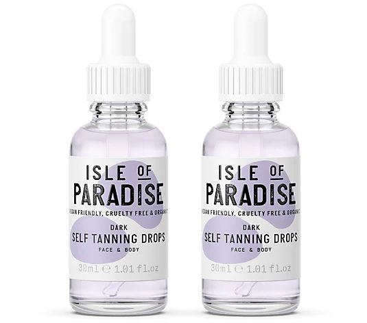 Isle of Paradise Self-Tanning Holiday Edition Drops Duo | QVC