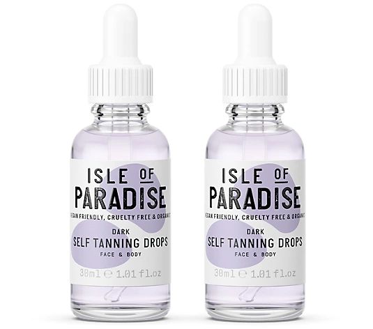 Isle of Paradise Self-Tanning Drops Duo Drops Duo - QVC.com | QVC