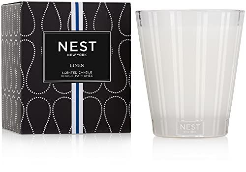 NEST Fragrances Linen Scented Classic Candle, 8 Ounce | Amazon (US)