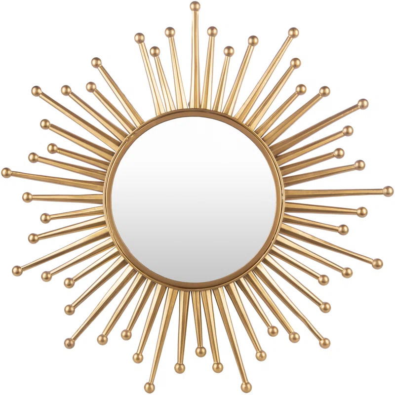 Lenum Metal Round Mirror | Wayfair North America