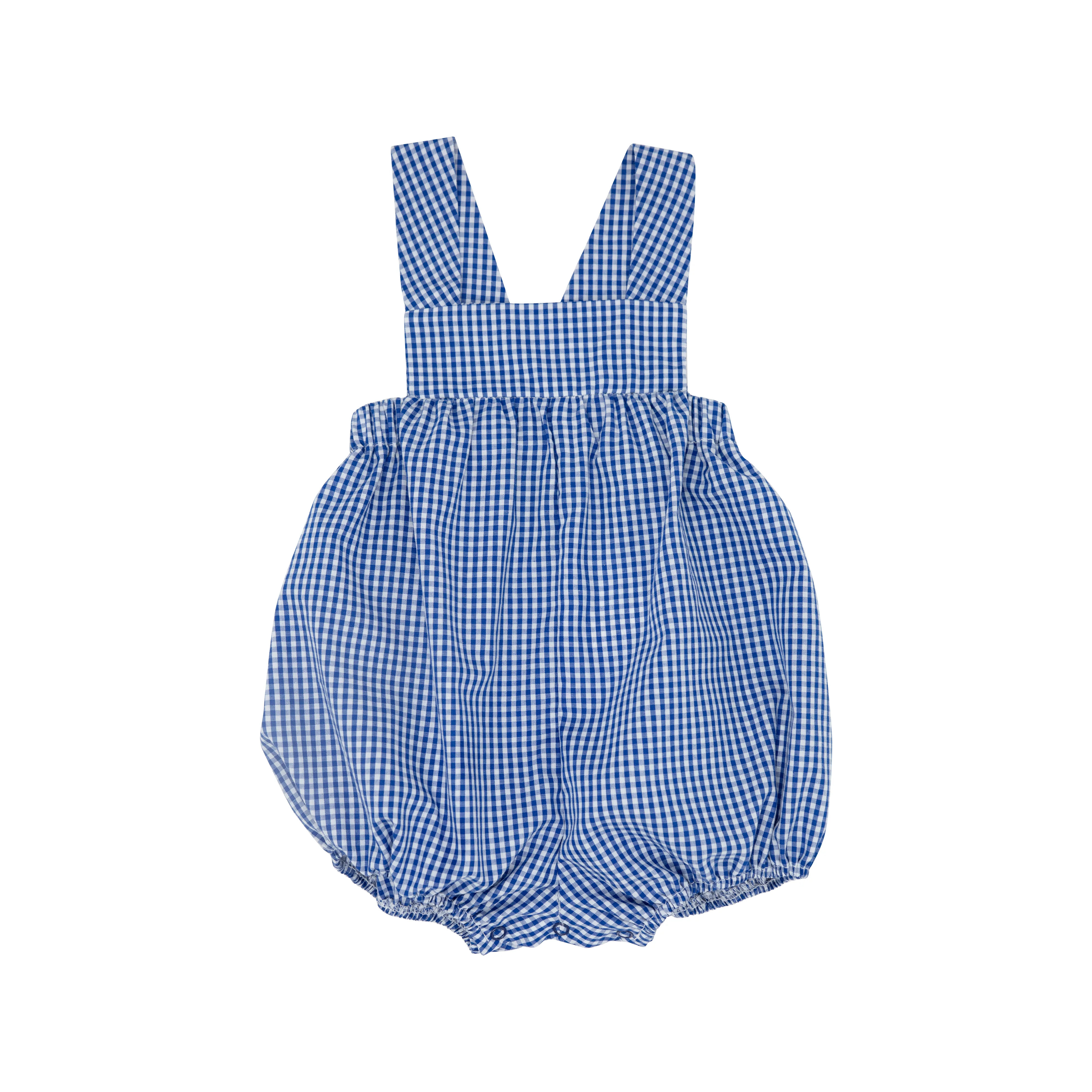 Samprey Sunsuit - Rockefeller Royal Mini Gingham | The Beaufort Bonnet Company