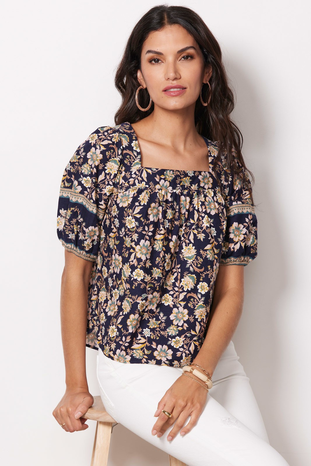 Soren Square Neck Top | Evereve