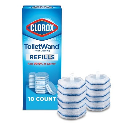 Clorox ToiletWand Disinfecting Refills Disposable Wand Heads - Original Scent - 10ct | Target