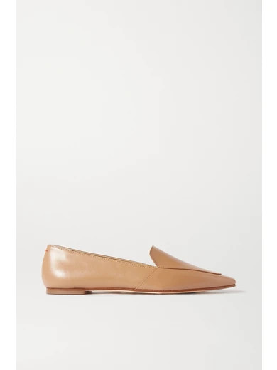 aeyde - Aurora Leather Loafers - Tan | NET-A-PORTER (US)