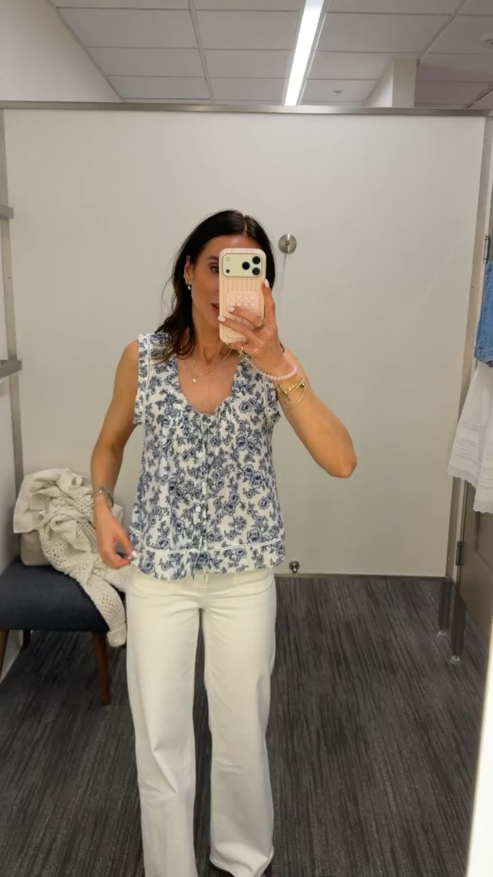 This lightweight blue and white floral top is perfect for summer days! Pair it with white jeans or casual shorts for an easy, chic look that’s effortless yet put together. Loving the delicate detailing and soft fabric that keeps it comfy all day long.

summer top, floral blouse, casual summer outfit, white jeans outfit, lightweight blouse, spring summer fashion, chic summer top, effortless style, annabrstyle

#LTKSeasonal #LTKootd #LTKTravel
