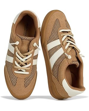 Project Cloud Genuine Leather Casual Sneakers for Women - Memory Foam Insoles Lace-Up Womens Shoe... | Amazon (US)