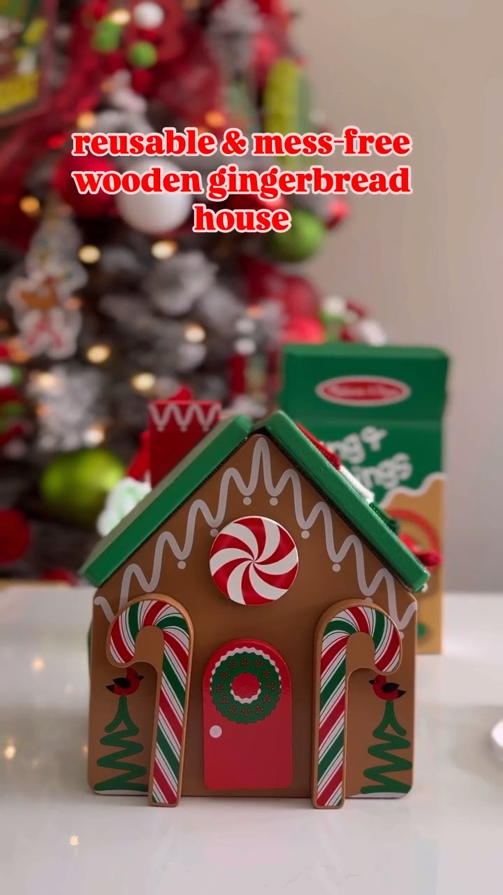 🎄REUSABLE, MESS-FREE GINGER BREAD HOUSE!🎄 currently on sale for $15!!!!! If you HATE building real gingerbread houses (like me😅) this is so fun for the kids! Comment HOLIDAY and I’ll send you a direct link! **must be following to be able to receive 🔗**
•
•
•
#toddler #toddlergifts #giftguide #melissaanddoug #toddlermusthaves #parenting #motherhood #momssupportingmoms #momsofinstagram #momhacks #christmas #nashville #nashvilletn #nashvilleblogger