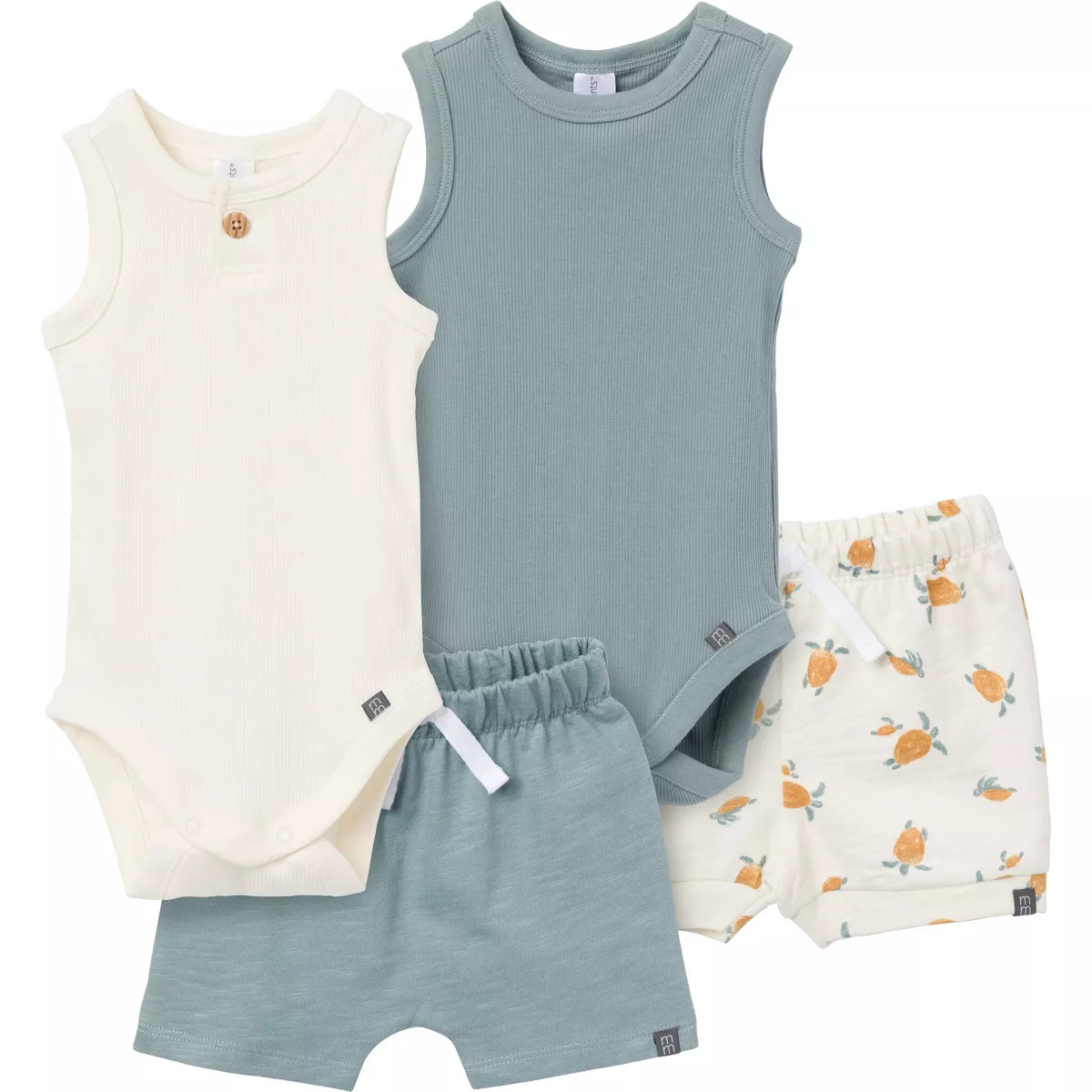 Modern Moments™ by Gerber Baby Boys' 4-Piece Bodysuit and Short Set | Target