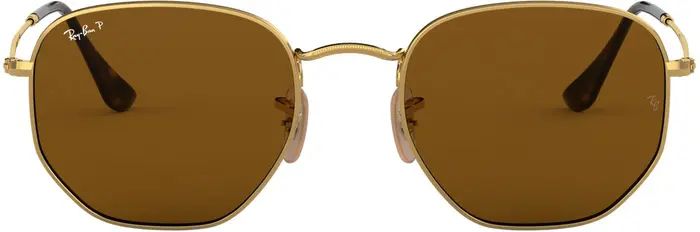 Ray-Ban 51mm Polarized Geometric Sunglasses | Nordstrom | Nordstrom