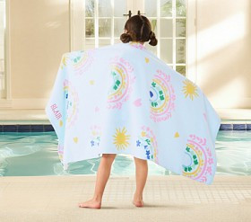 Heritage Rainbow Kid Beach Towel UPF 50+ | Pottery Barn Kids