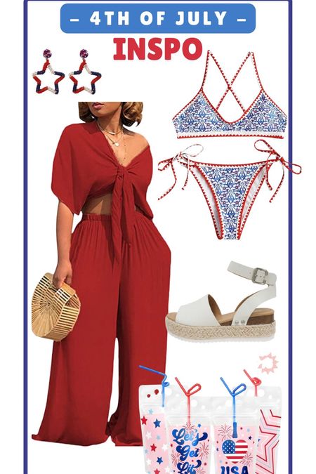 4th of July Inspo // 4th of July outfit inspo // red white and blue style // summer style // USA style 



#LTKstyletip #LTKshoecrush #LTKSeasonal