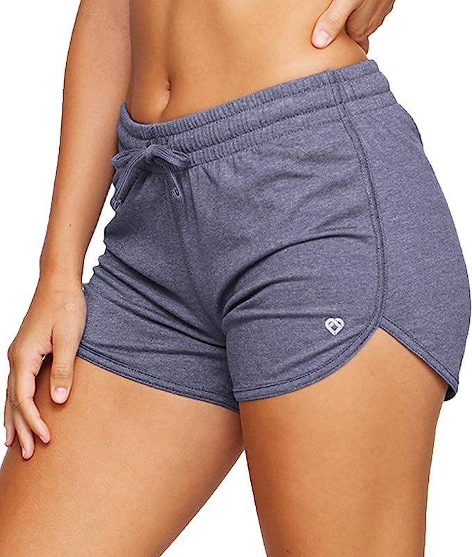 Colosseum Active Women's Simone Cotton Blend Yoga and Running Shorts | Amazon (US)