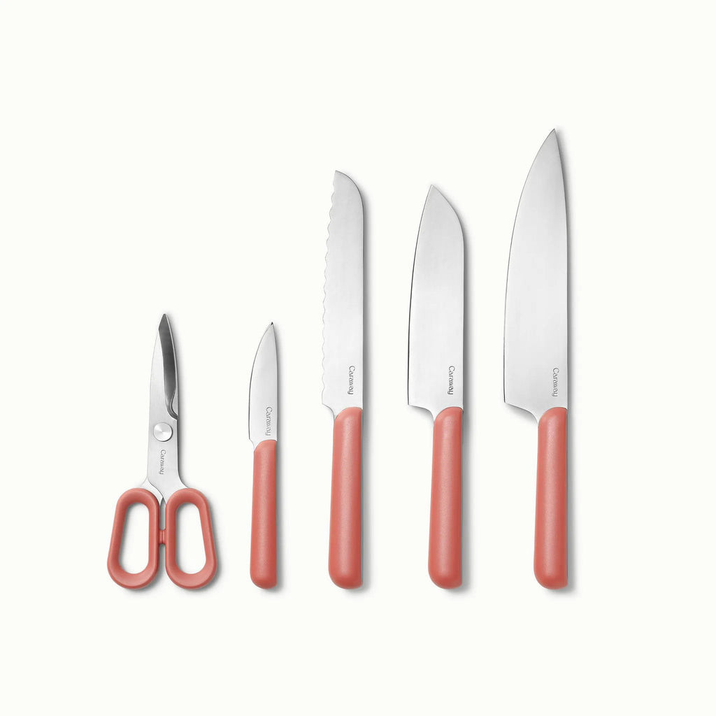 Caraway Caraway Home 5pc Knife Set - Perracotta | REBEL (formerly Rebelstork)